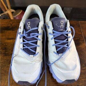On Running women’s Athletic Shoes in White and Blue